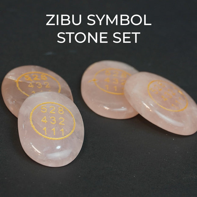 Pyrite + Rose Quartz Zibu Stone