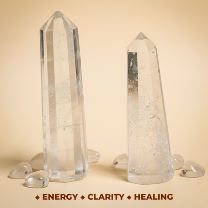 Clear Quartz Crystal Wand