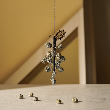 Pyrite 15 Cluster Hanger