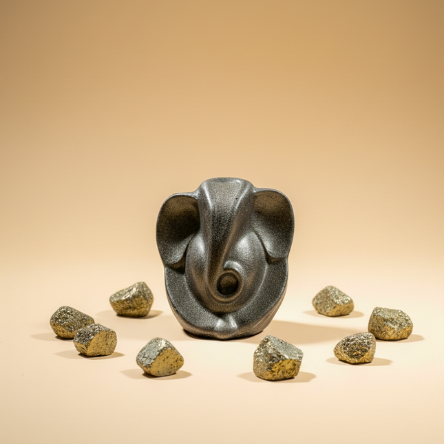 Wealth Pyrite Ganesha Jii