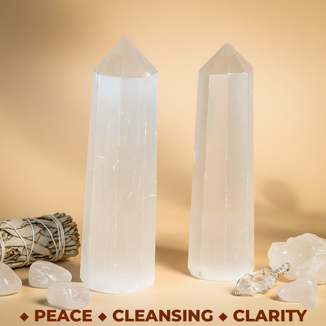 Selenite Wand