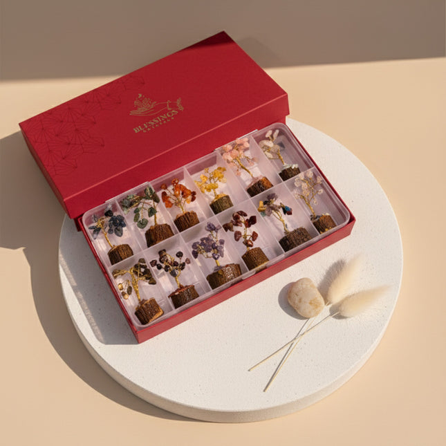 Mini Crystal Trees Set