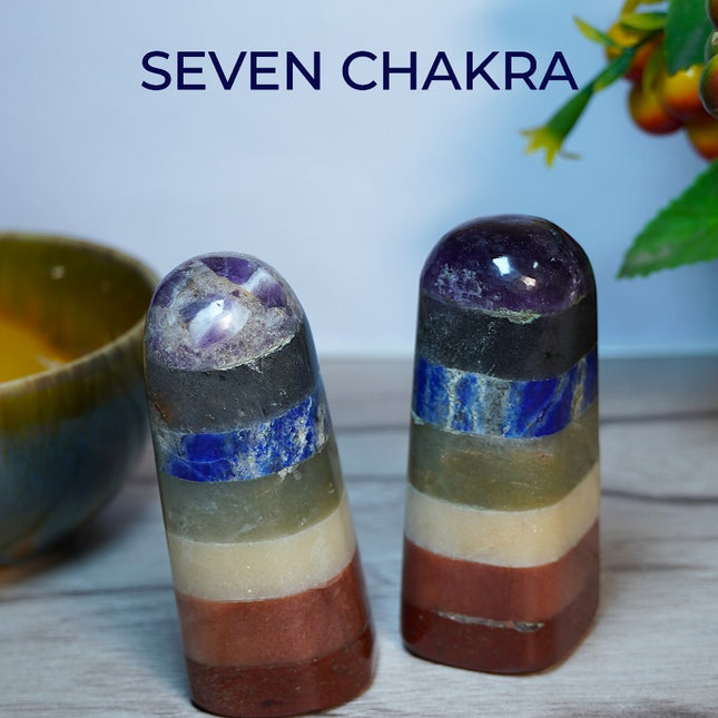 7 Chakra Free Form Crystal – Harmonize, Heal & Energize