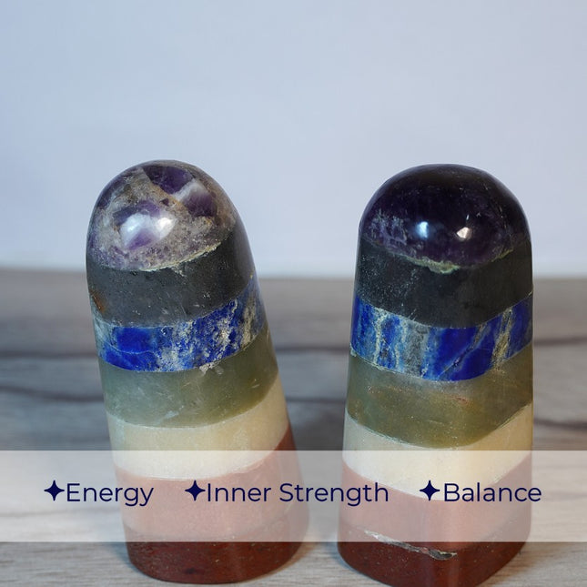 7 Chakra Free Form Crystal – Harmonize, Heal & Energize