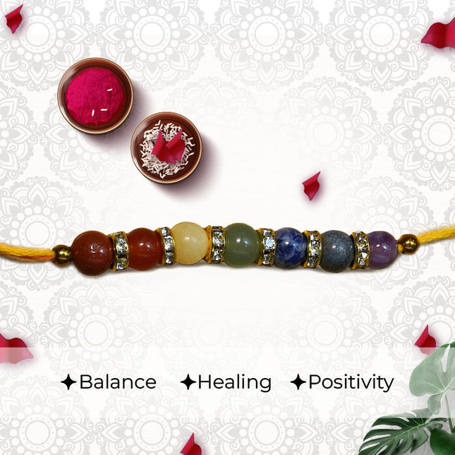 7 Chakra Energy Rakhi (Root to Crown)