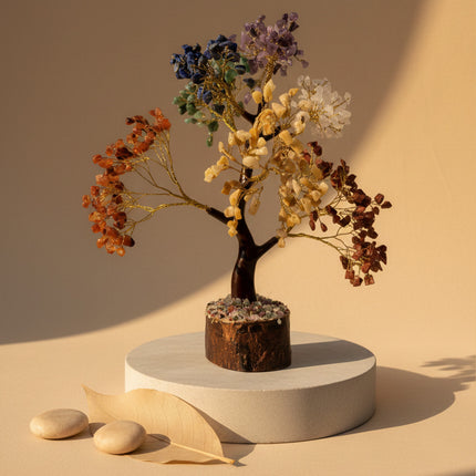 7 chakra bonsai tree 7 Chakra Tree – Blessings Crystal