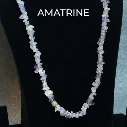 Natural Ametrine Chips Mala