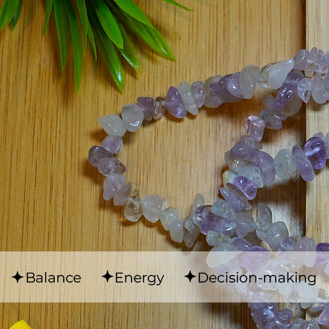 Natural Ametrine Chips Mala