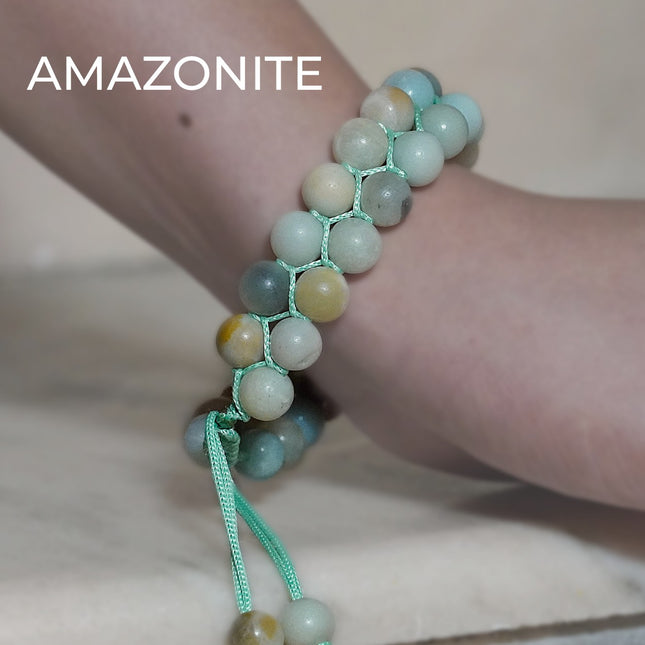 Amazonite Double Dori Bracelet – Harmony, Truth & Emotional Balance