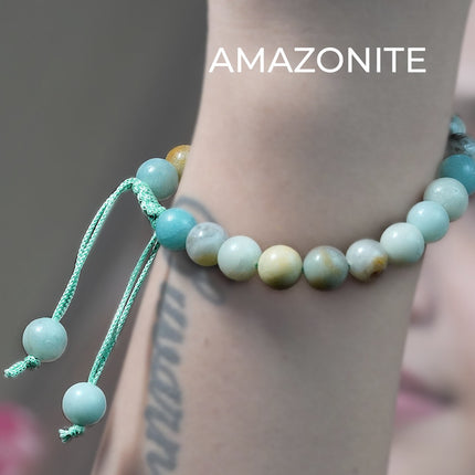 Amazonite Single Dori Bracelet – Embrace Tranquility, Balance &amp; Everyday Elegance