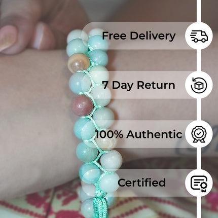 Amazonite Double Dori Bracelet – Harmony, Truth & Emotional Balance