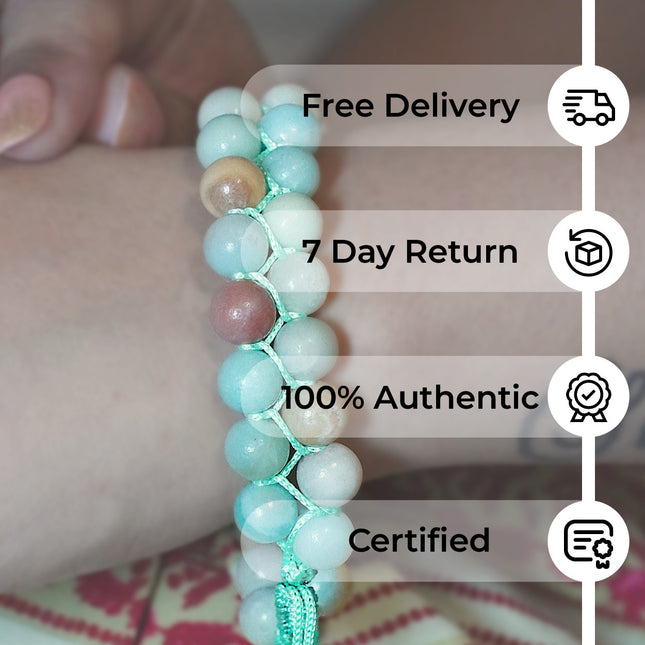 Amazonite Double Dori Bracelet – Harmony, Truth & Emotional Balance