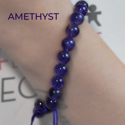 ✨ Amethyst Single Dori Bracelet – Elevate Intuition, Calm &amp; Spiritual Connection