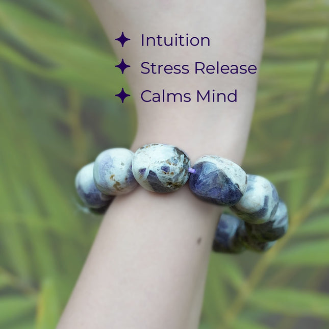 Amethyst Tumble Bracelet – Peace, Clarity &amp; Spiritual Balance