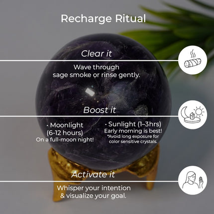 Amethyst Ball – Spiritual Harmony & Protection