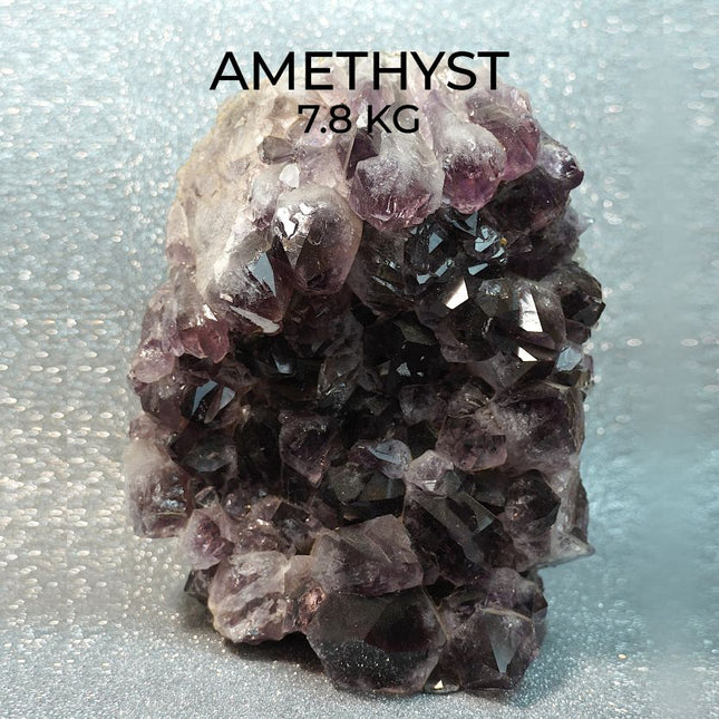 💜 Natural Amethyst Cluster – 7.8 kg