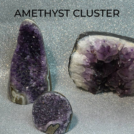 💎 Natural Amethyst Clusters – Multiple Sizes Available