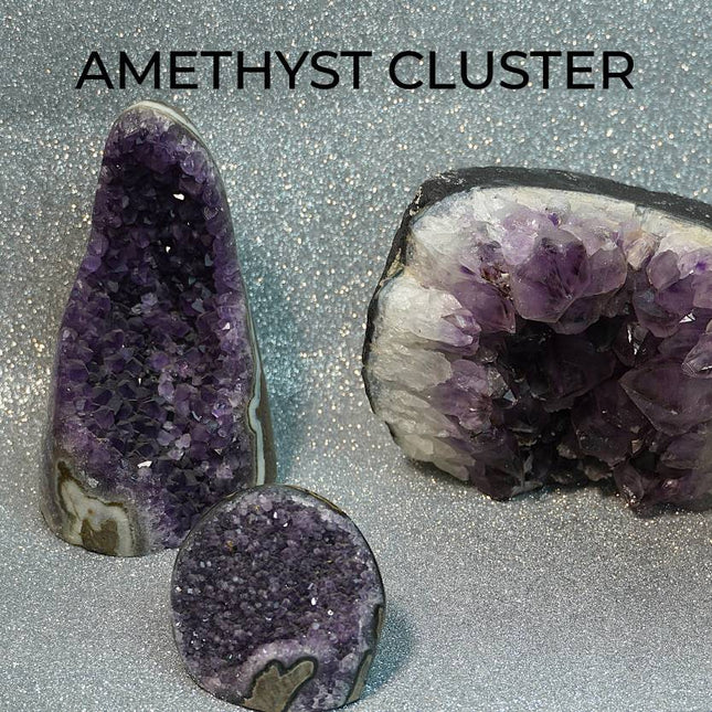 💎 Natural Amethyst Clusters – Multiple Sizes Available