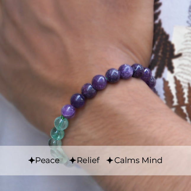 Anti-Anxiety & Calmness Round Beads Bracelet