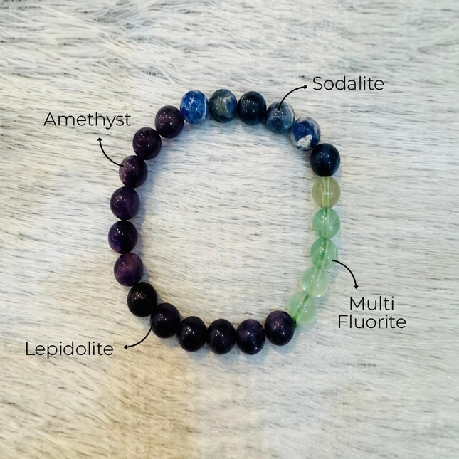 Anti-Anxiety & Calmness Round Beads Bracelet
