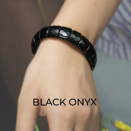 Black Onyx Designer Beads Bracelet – Strength | Protection | Style