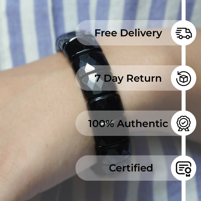 Black Onyx Designer Beads Bracelet – Strength | Protection | Style