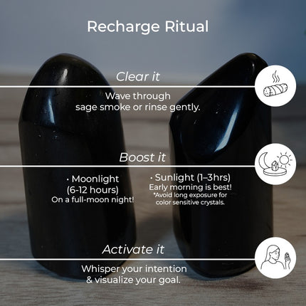 Black Tourmaline Free Form – Grounding Energy | Protection | Purification