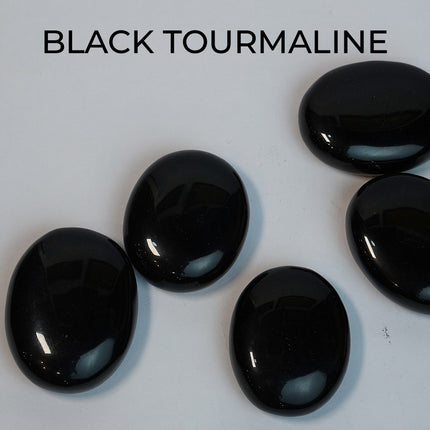 🖤 Black Tourmaline Palm Stone