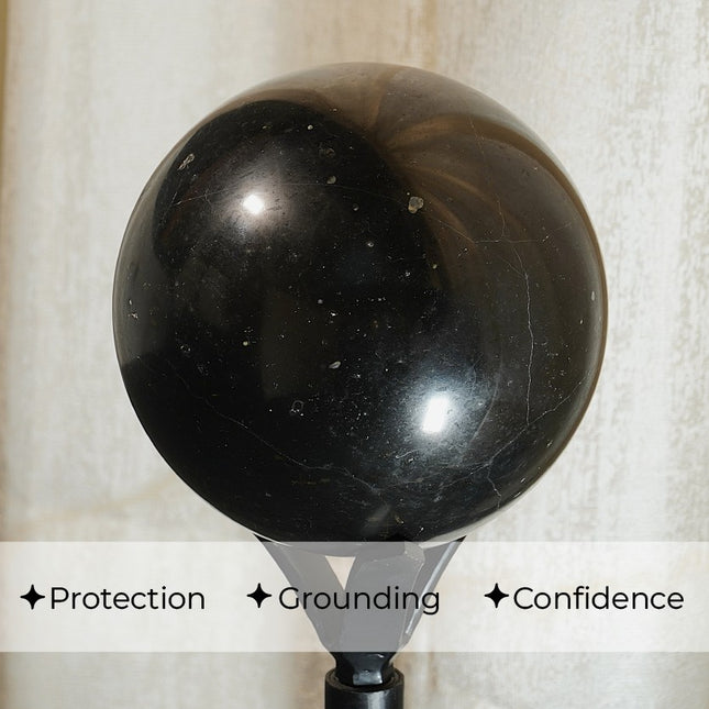 Black Tourmaline 10.5 Kg Ball – Grounding, Protection & Energy Shield