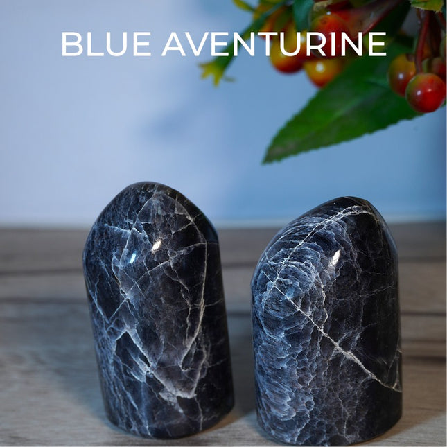 Blue Aventurine Free Form – Inner Clarity | Empowered Communication | Mindful Flow