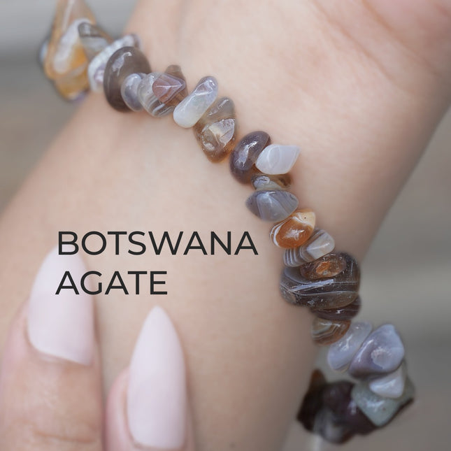 Botswana Agate Chips Bracelet