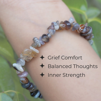 Botswana Agate Chips Bracelet