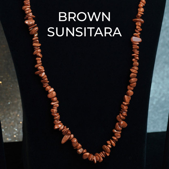 Brown Sunsitara Chips Mala