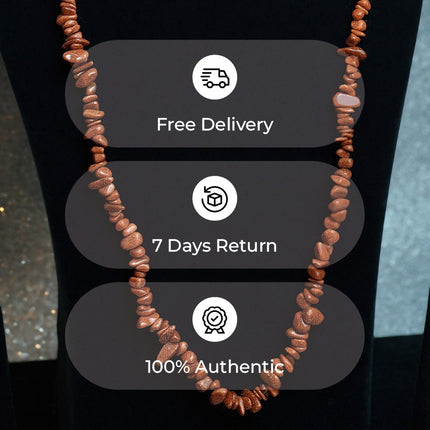 Brown Sunsitara Chips Mala