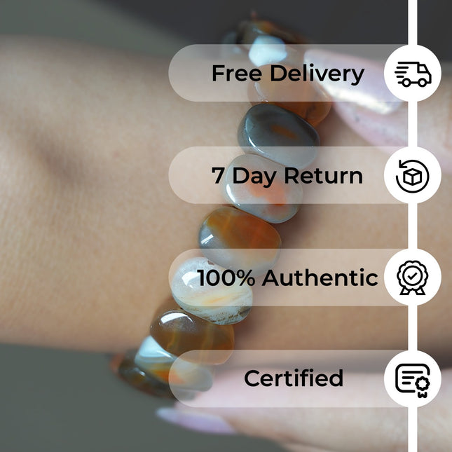 Carnelian Designer Beads Bracelet – Vitality | Creativity | Confidence