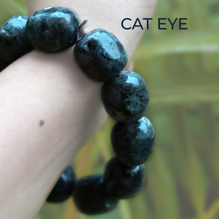 Cat Eye Tumble Bracelet – Elegance, Protection & Inner Strength
