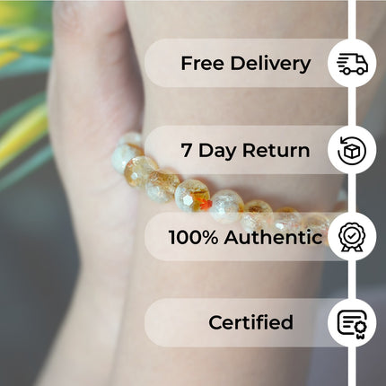 Citrine Diamond Cut Bracelet – Manifest Abundance & Radiate Joy