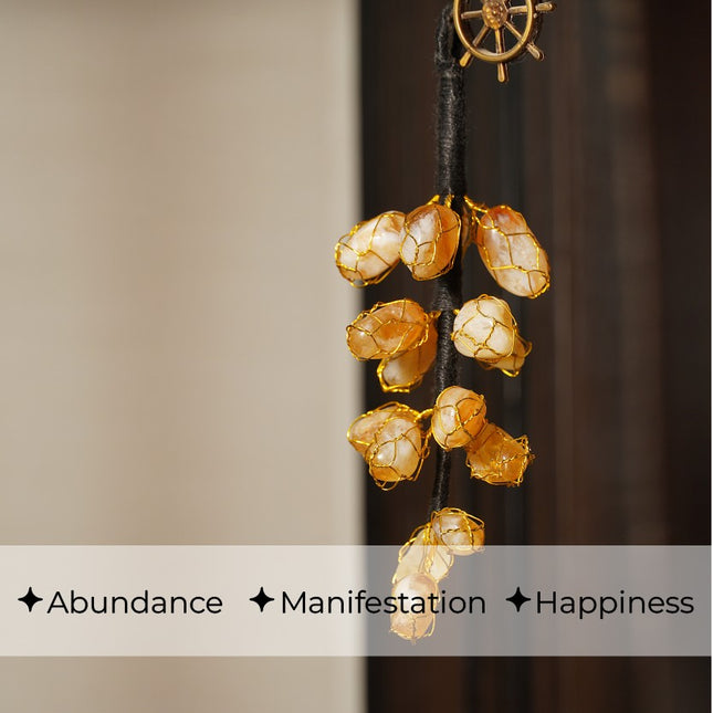 Citrine Hanger  | Energize Your Space with Abundance