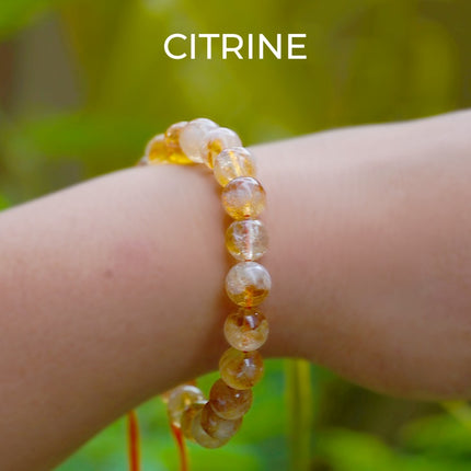 💛 Single Dori – Citrine Natural Bracelet