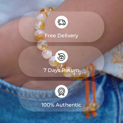 💛 Single Dori – Citrine Natural Bracelet