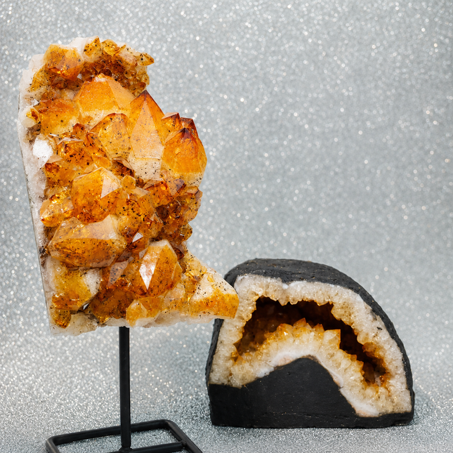 Natural Citrine Cluster