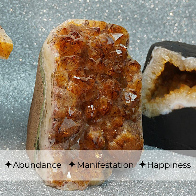 ☀️ Natural Citrine Cluster