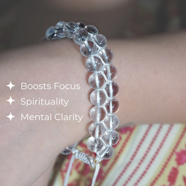Clear Crystal Double Dori Bracelet