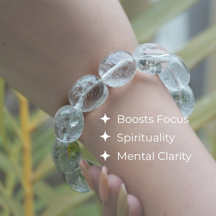 Clear Crystal Tumble Bracelet — Illuminate Your Path with Clarity and Healing