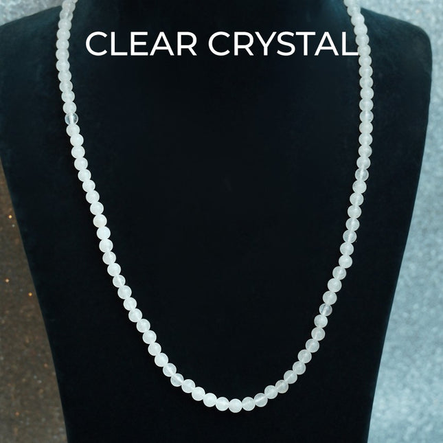 Clear Quartz 6 MM Jup Mala – Clarity, Amplification & Spiritual Awakening