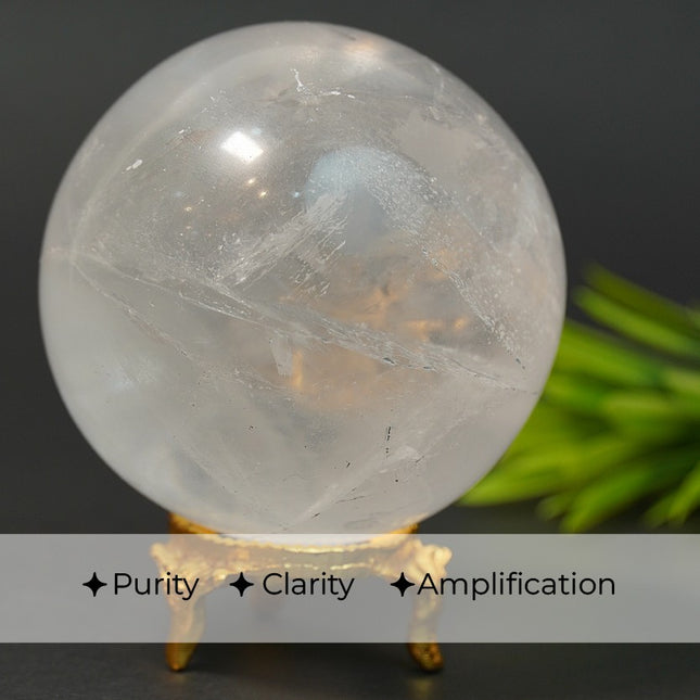 Clear Crystal Ball – Clarity, Light, and Manifestation