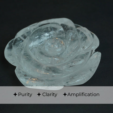 Clear Quartz Stone Flower