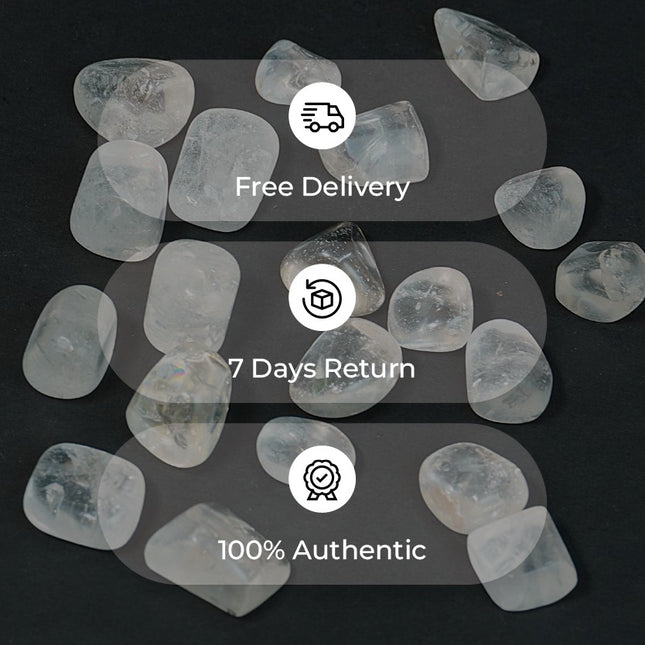 Natural Clear Quartz Tumble Stones