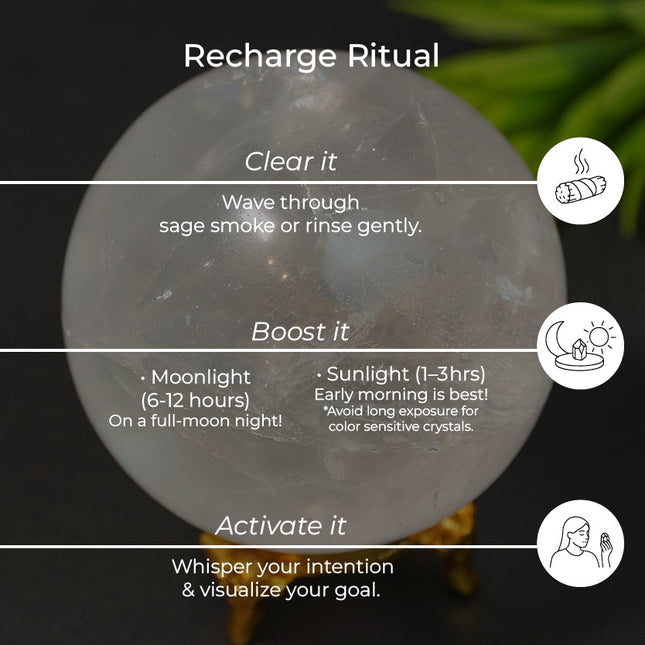 Clear Crystal Ball – Clarity, Light, and Manifestation