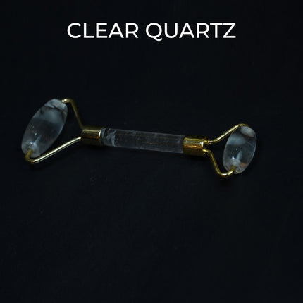Clear Quartz Face Roller – Radiate with Purity and Clarity
